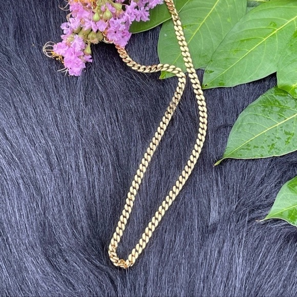 NWT Adornia 14k Gold Vermeil Cuban Chain Link Necklace - Picture 11 of 14